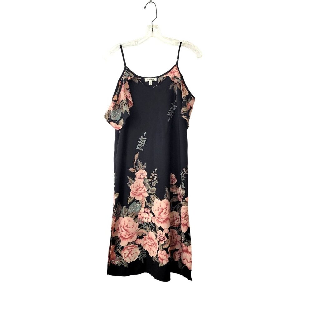 Monteau Los Angeles Spaghetti Strap Floral Dress Size Small